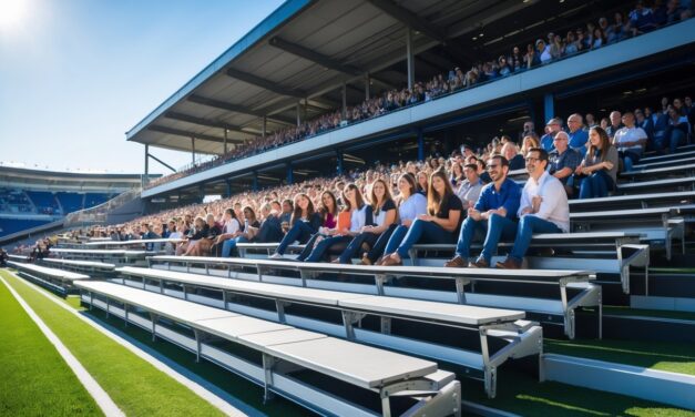 Giv publikum de bedste pladser med fleksible tribuner